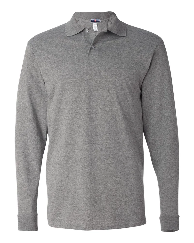 Jerzees® SpotShield™ 50/50 Long Sleeve Polo view 4