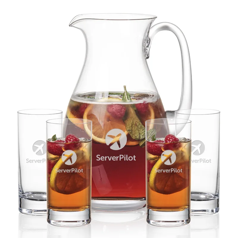 Beverage Set, Dresden Beverage Set, Pitcher & 4 Beverage