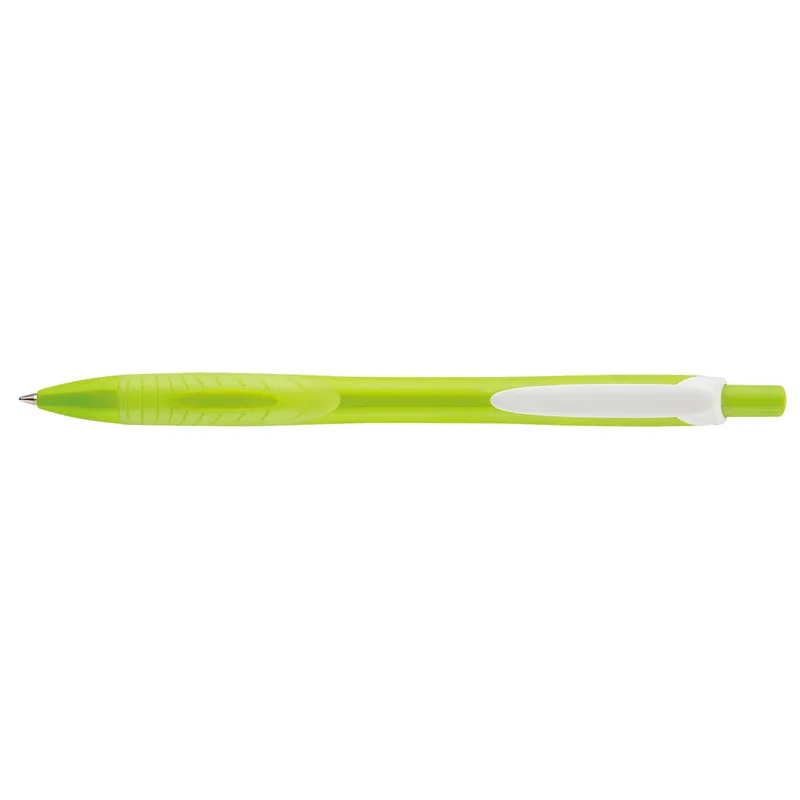 Lime Green/White Blank Front View