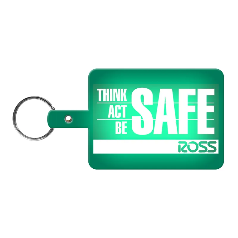 Large Rectangle Flexible Key Tag view 6