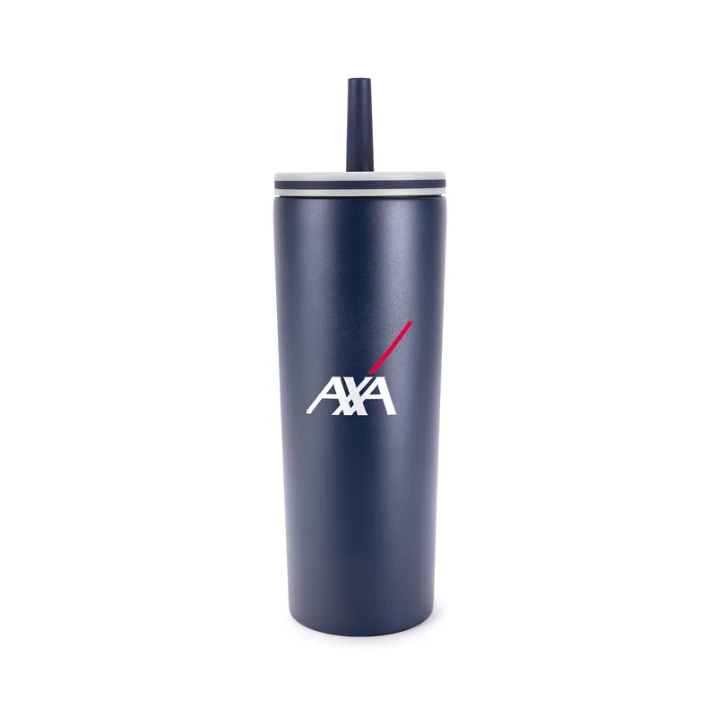 ChillFlow 24oz Stainless Steel Mug with Straw view 5