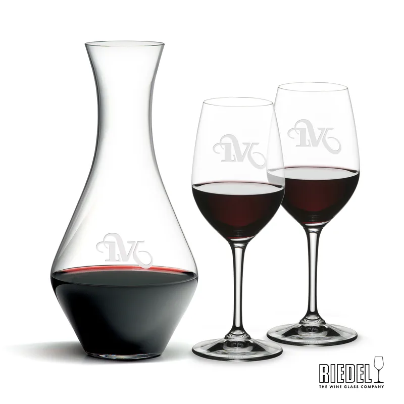 Decanter & 2 Wine