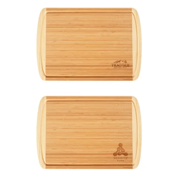 Kona Groove 18" X 12-1/2" Bamboo Cutting Board view 2