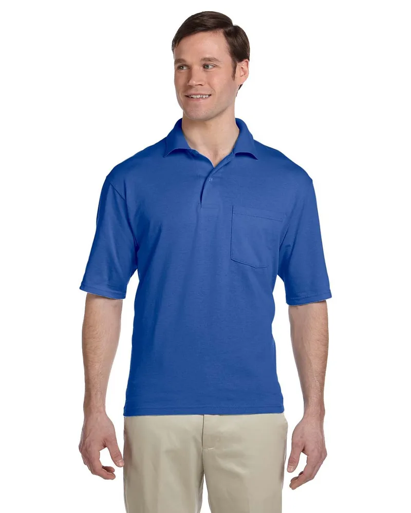 Jerzees Adult DRI-POWER® ACTIVE Pocket Jersey Polo view 7