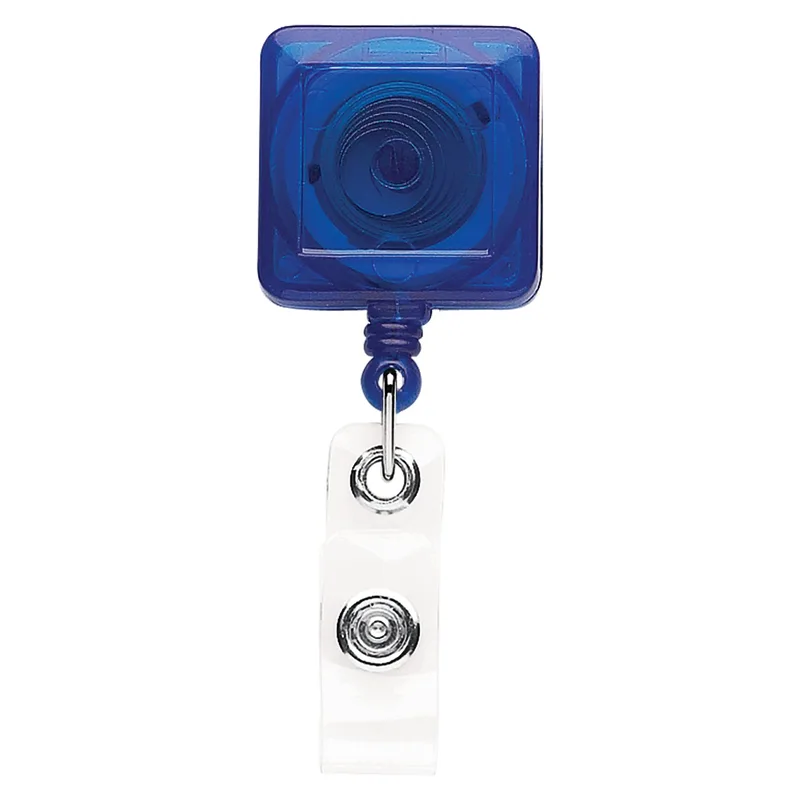 "Better" Translucent Square Retractable Badge Reel view 2