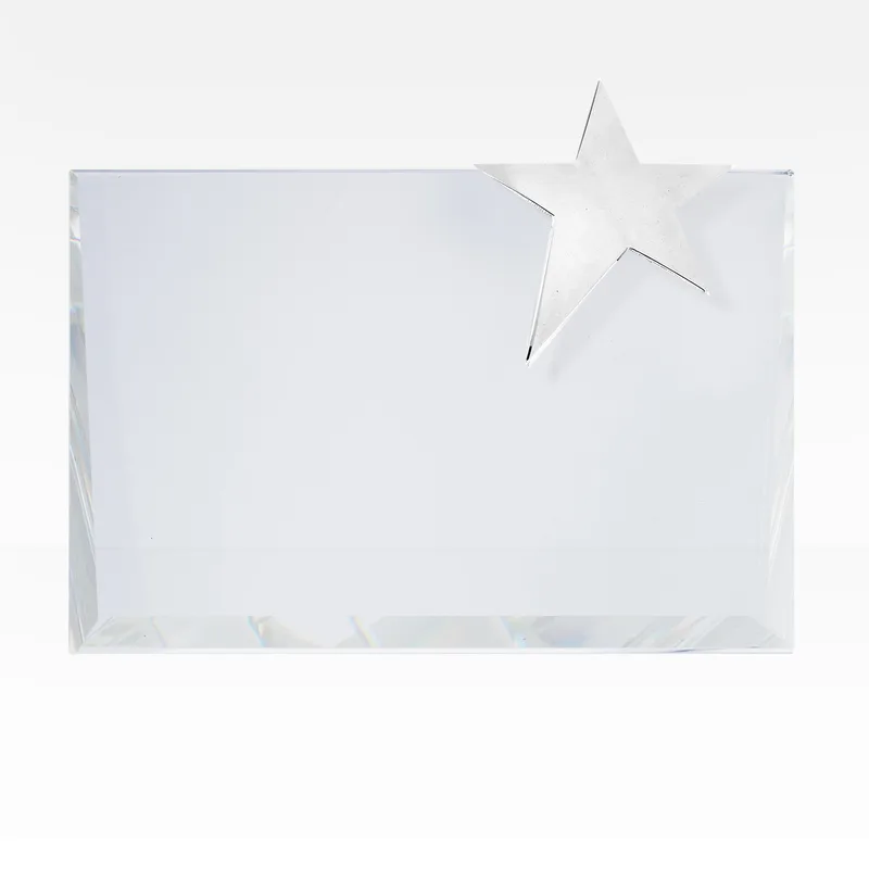 5" x 7" Star Wedge Award view 2