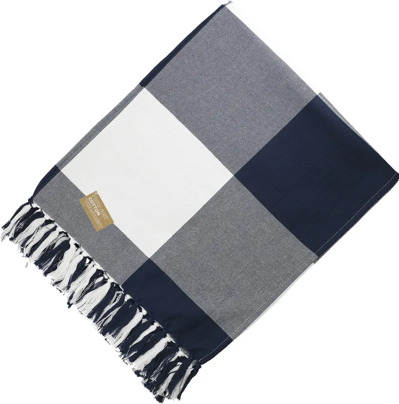 Field & Co.® 100% Organic Cotton Check Throw Blanket view 2