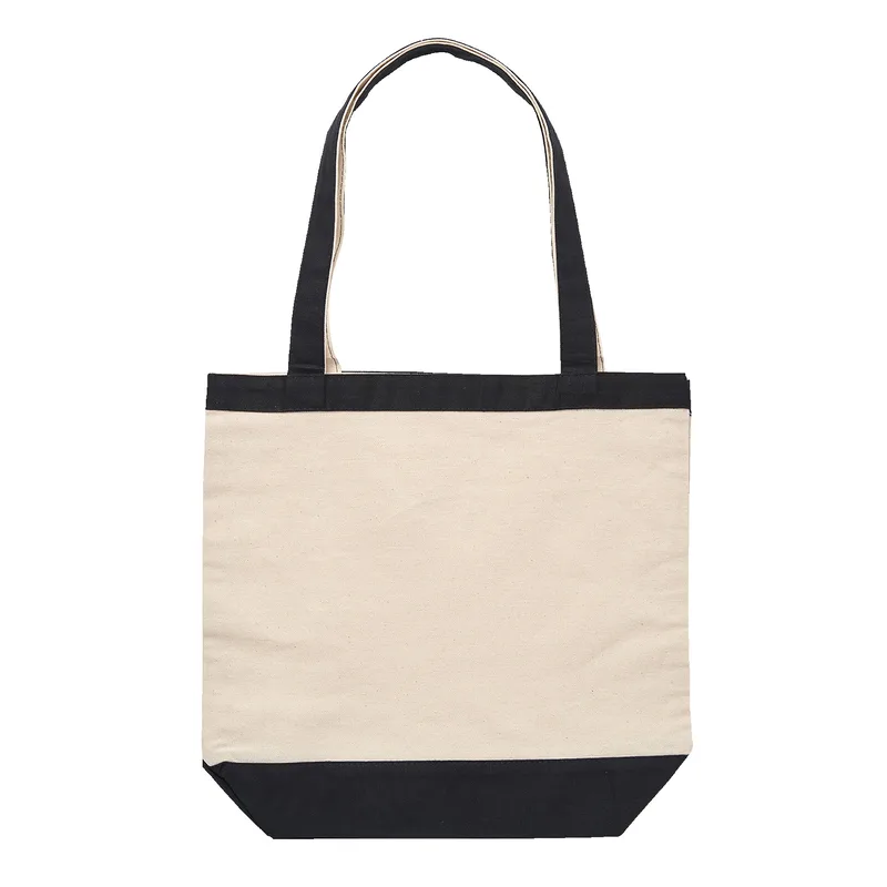 10 Oz. Cotton Canvas Tote Bag - 14 1/2" x 15 1/2" view 3