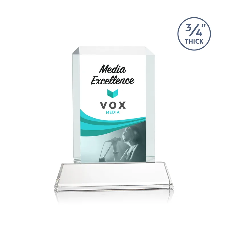 VividPrint™, Newhaven base, Clear, 7" x 8.5" x 2"