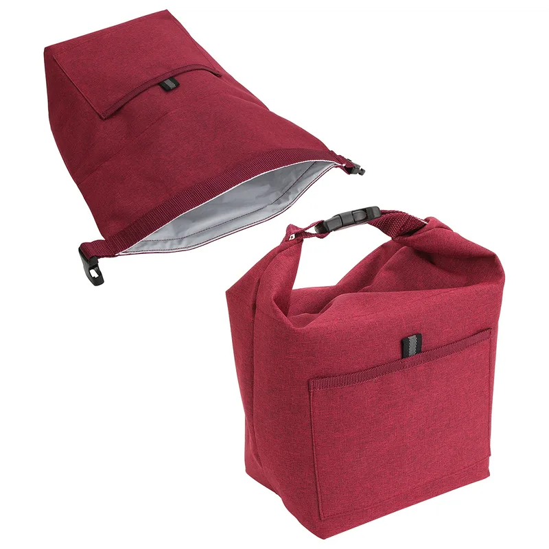 Bellevue Heathered Polyester Insulated Lunch Tote view 4