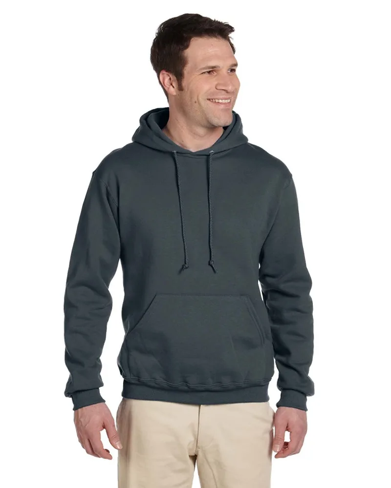 Jerzees Adult Super Sweats® NuBlend® Fleece Pullover Hooded Sweatshirt view 3