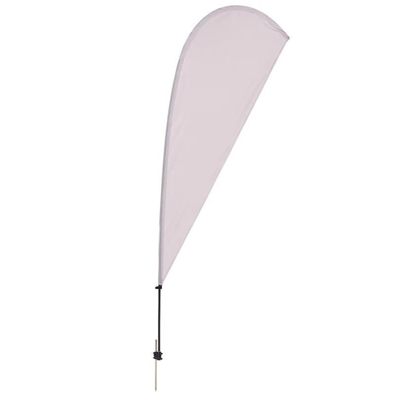 9.5' Value Teardrop Sail Sign Flag - 1-Sided with Spike view 2