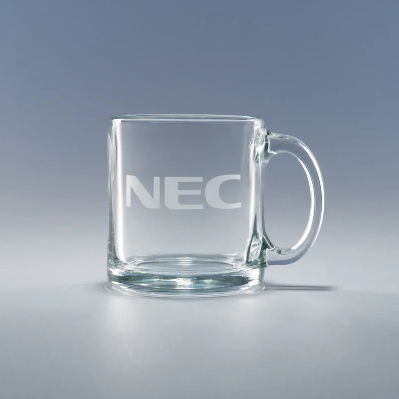 13 Oz. Tempered Coffee Mug - Clear