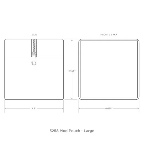 Mod Pouch - Large - Corduroy view 2