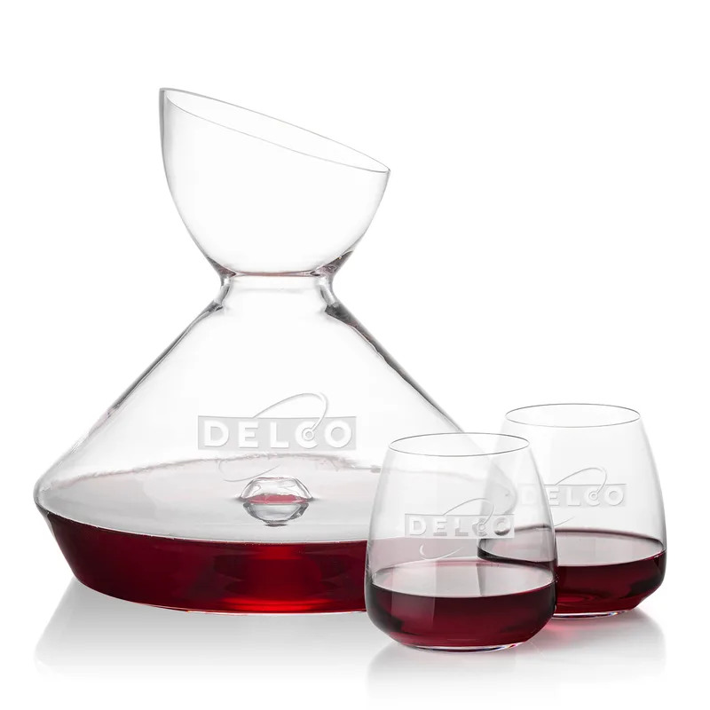 Carafe & 2 Stemless