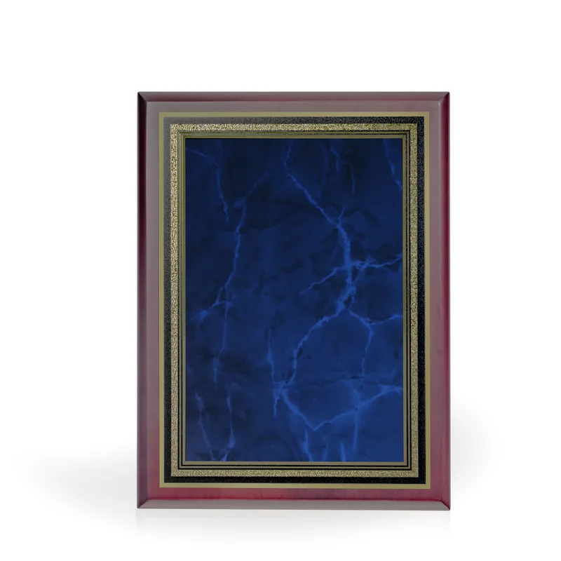 Classique Mahogany Finish Award Plaque, 9"x12" view 2