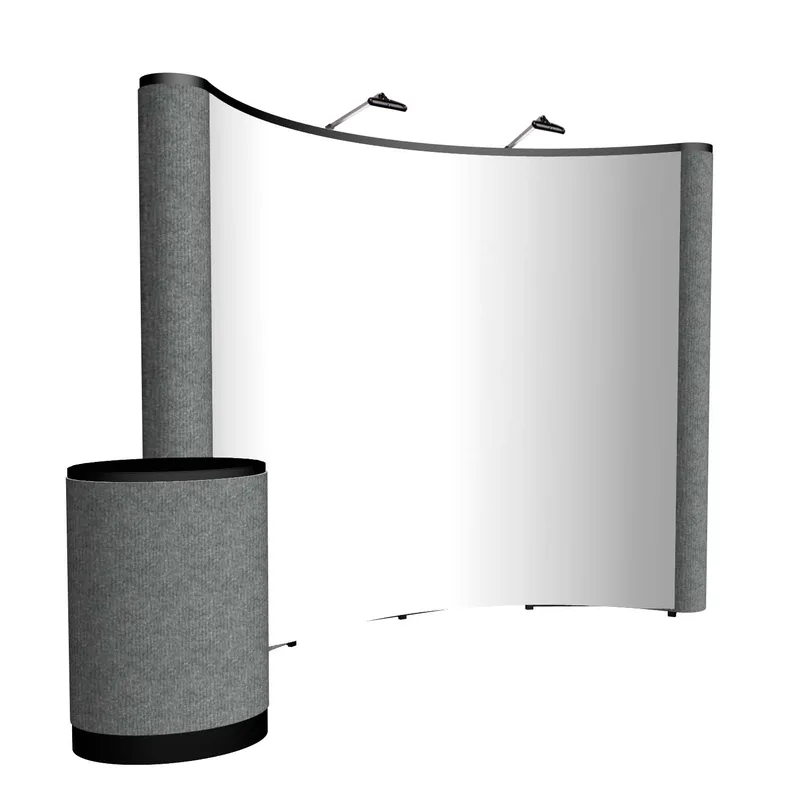10' Curved ARISE Floor Display Kit (Mural with Fabric Ends)