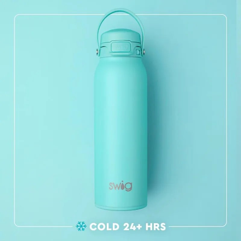 32 oz SWIG® Stainless Steel Insulated Leakproof Golf EZ Fill Water Bottle view 3