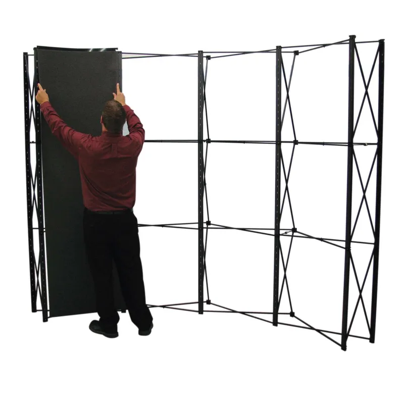 10' Curved ARISE Floor Display Kit (Mural with Fabric Ends) view 7