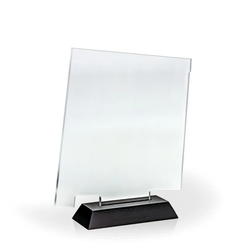 New Mexico Award with Black Wood Base - Engraved view 2