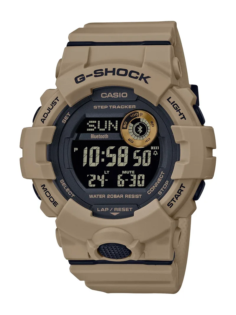 G-Shock Mens Power Trainer Bluetooth Digital Watch Tan