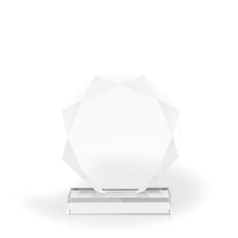 Majestic Octagon Diamond Crystal Award, Medium view 2