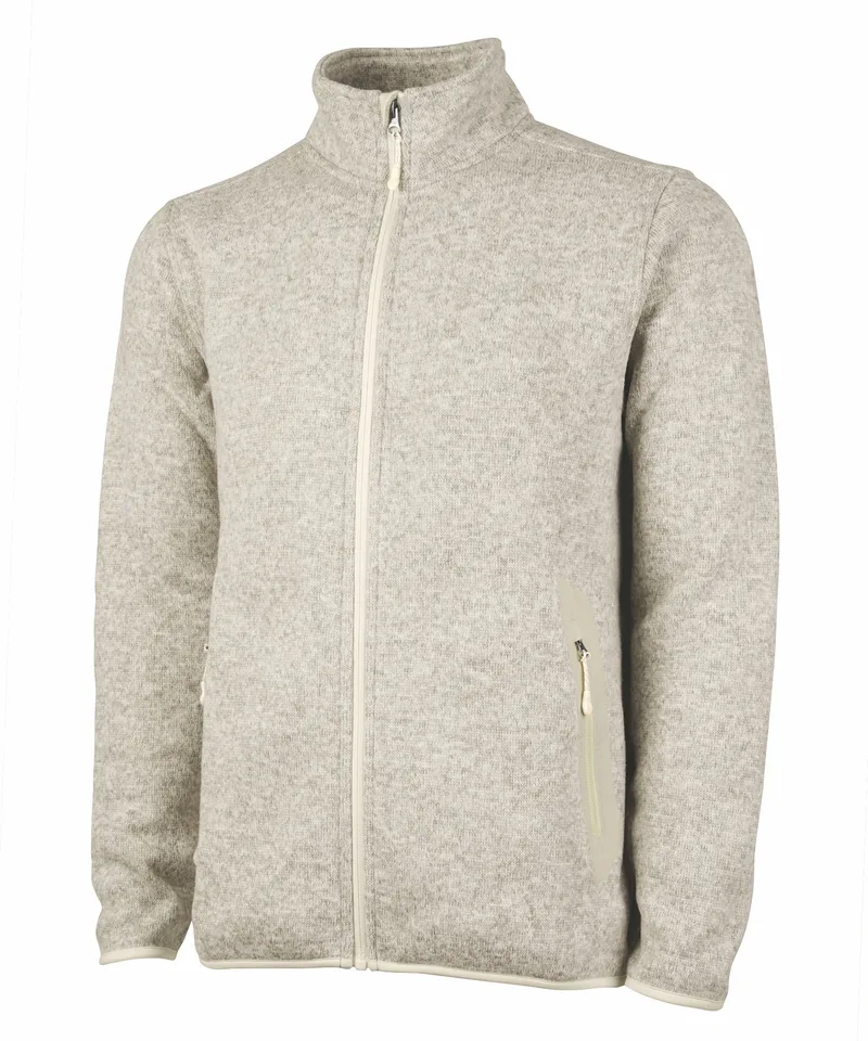 Men's Heathered Fleece Jacket view 6
