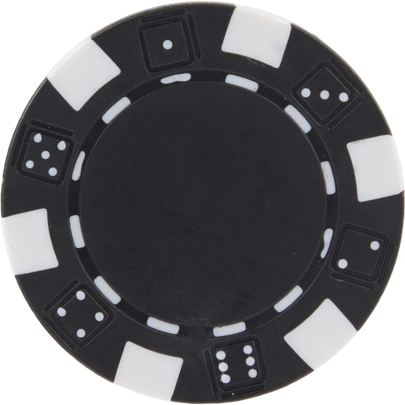 Recycled Poker Chip Ball Marker view 2