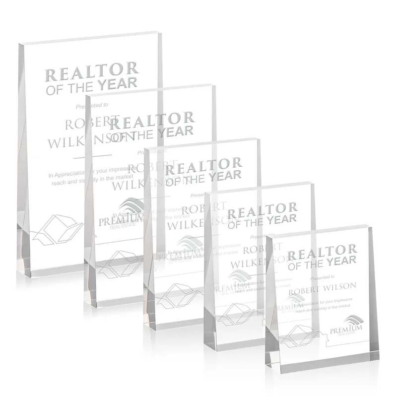 Laser Engraving, Vertical, Clear