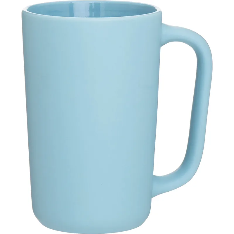 14 oz Ledge Ceramic Mug (Pacific Blue) view 2