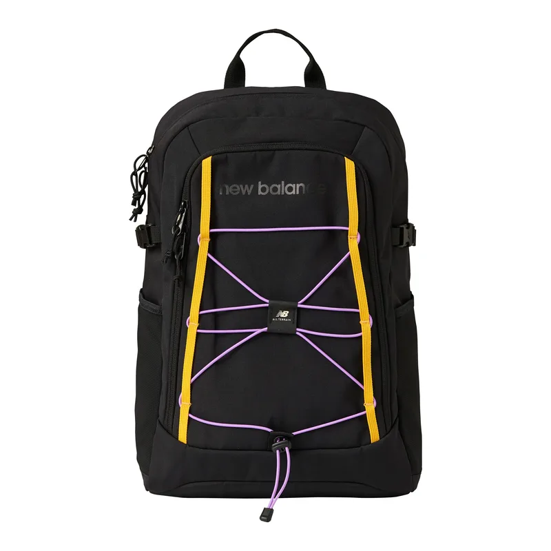 New Balance Black Terrain Bungee Backpack Size 18.3 X 13.