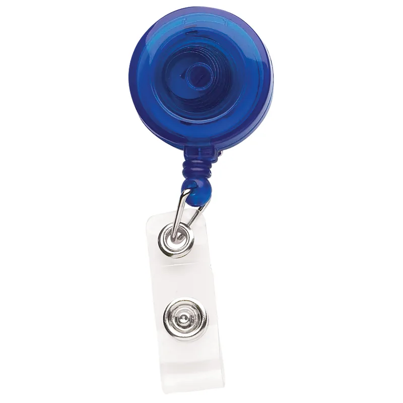 "Better" Translucent Round Retractable Badge Reel view 2