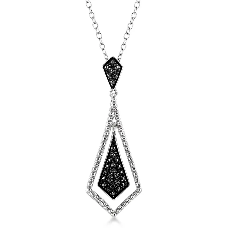 Jilco Inc Black Diamond Necklace