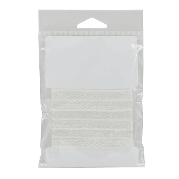 3 Piece 3/4" Fold Over Hair Tie (1 Color Imprint) and Card Holder (Full-Color) view 3