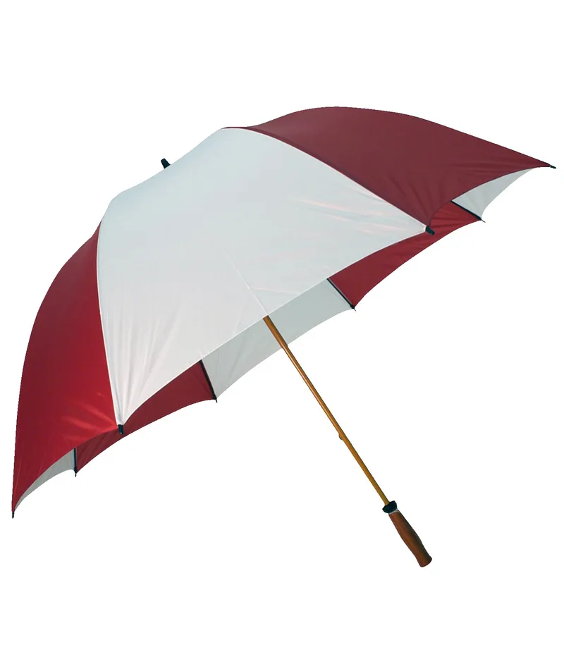 Burgundy Red/White