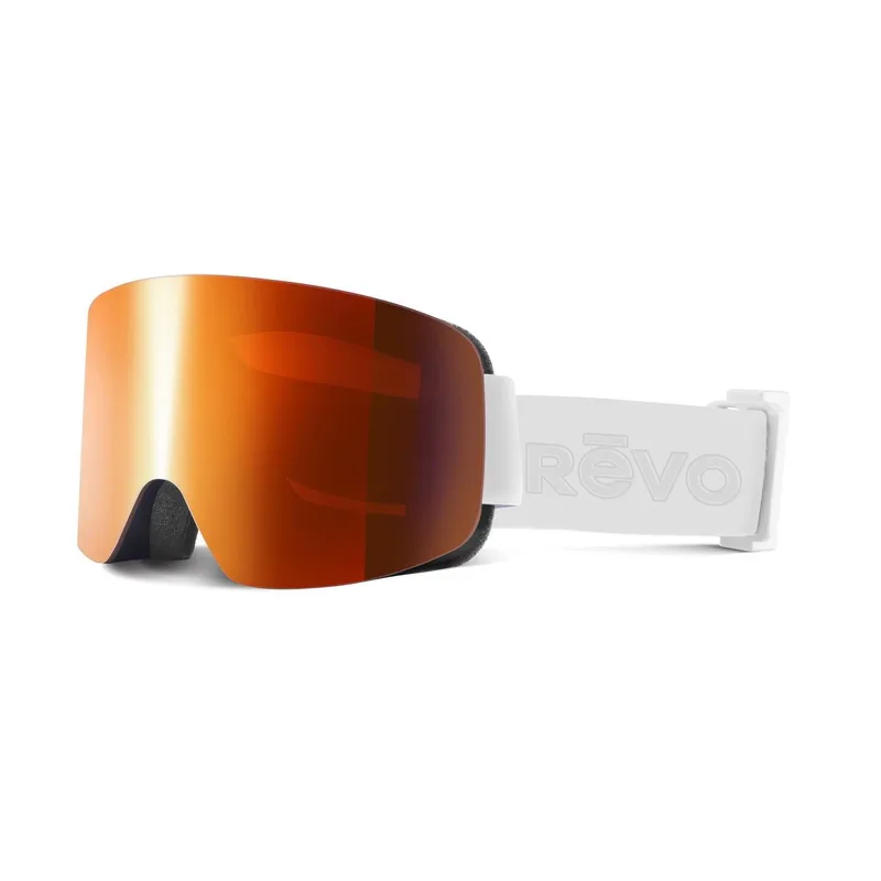 Revo Sunglasses Matte White Bode Miller No. 9 Goggles w/Interchangeable Lens