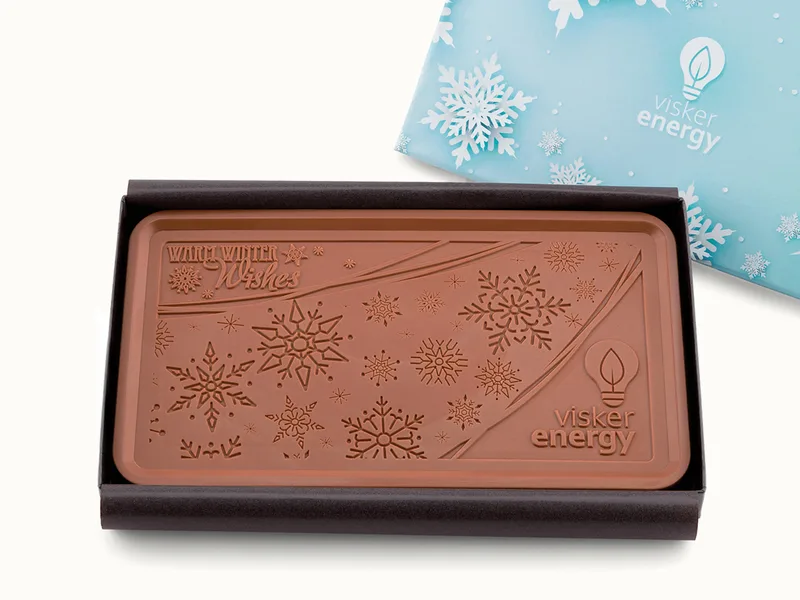 Giant 2lb. Engraved Chocolate Bar with Classic Custom Packaging view 4