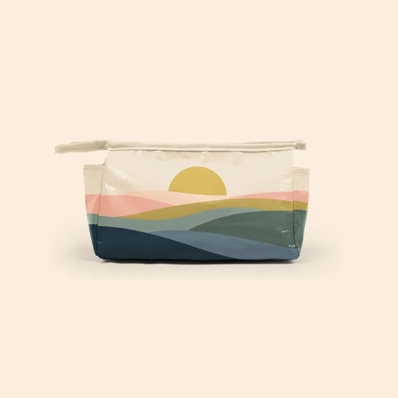 Laminated Non-Woven Rpet Jetsetter Medium Pouch view 4