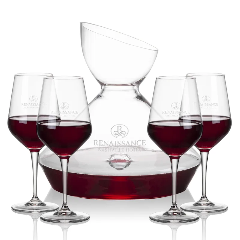 Carafe & 4 Wine