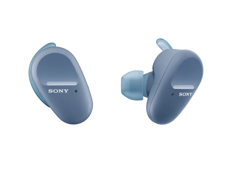 Sony Blue Truly Wireless Sports In-Ear Noise Cancelling Ear Buds w/ Mic