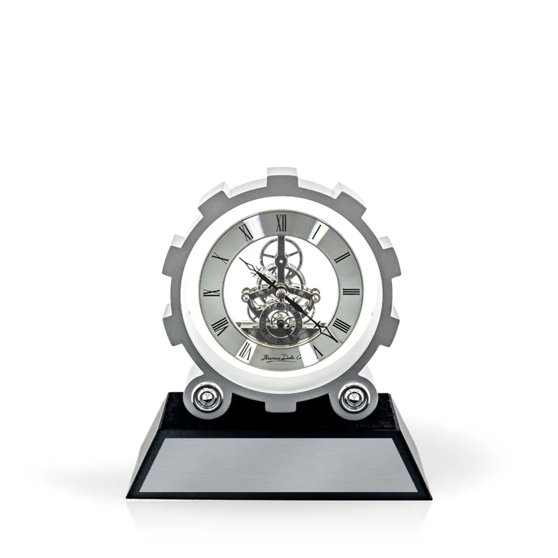 Futuro Metal Desk Clock view 2
