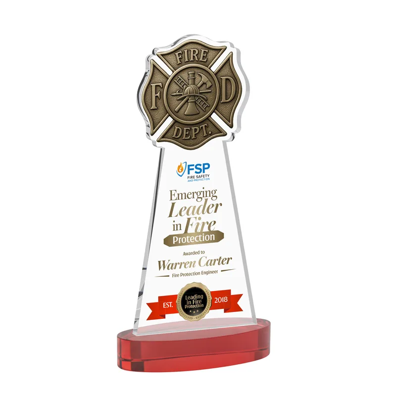 VividPrint™, Alberton base, Red, 5" x 10" x 2.75"