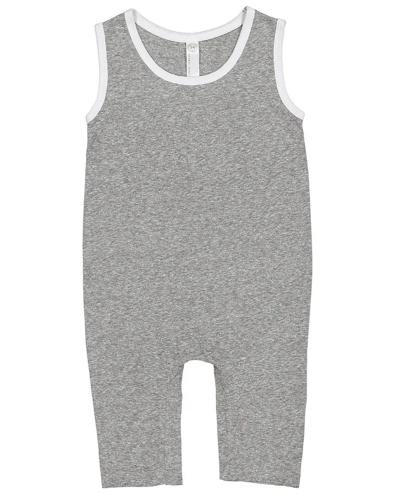 Rabbit Skins Infant Harborside Melange Tank Romper view 2