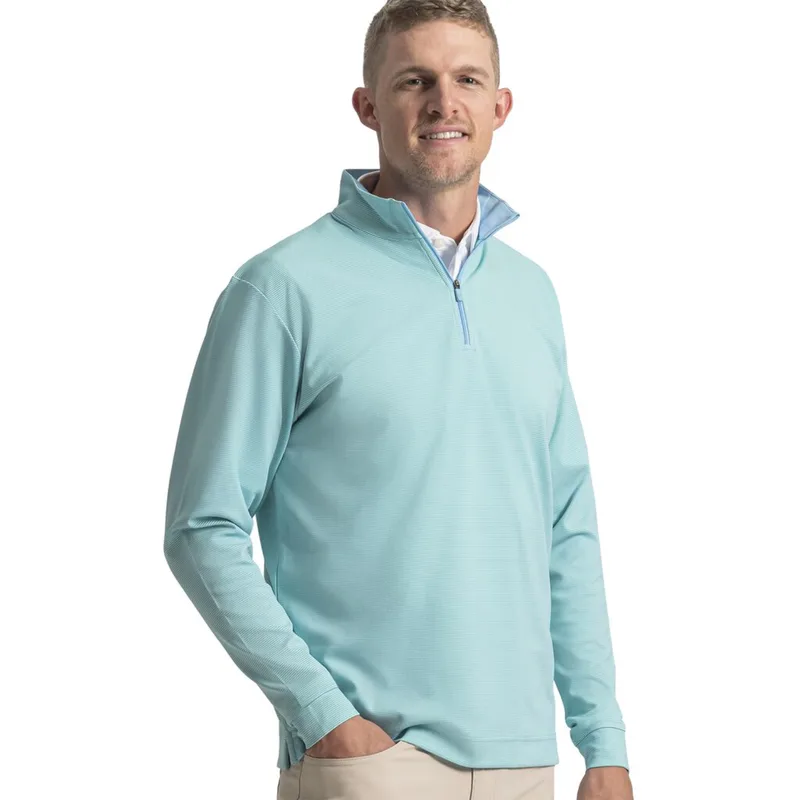 FootJoy® Ottoman Stripe Performance Quarter-Zip Pullover view 6