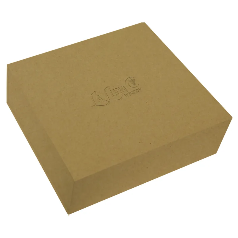 0BOXLARGE TAN Deboss