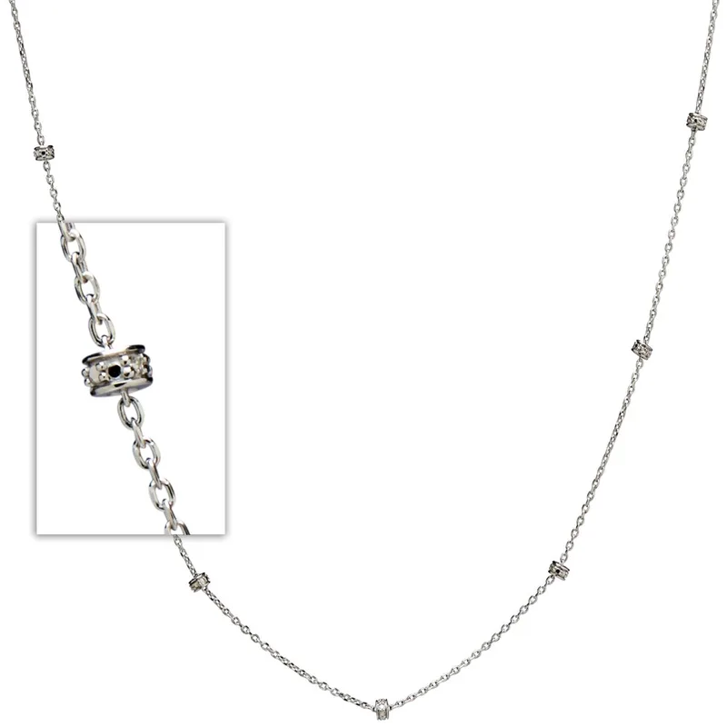 Jilco Inc Diamond Rondel Chain - 0.10 Twt
