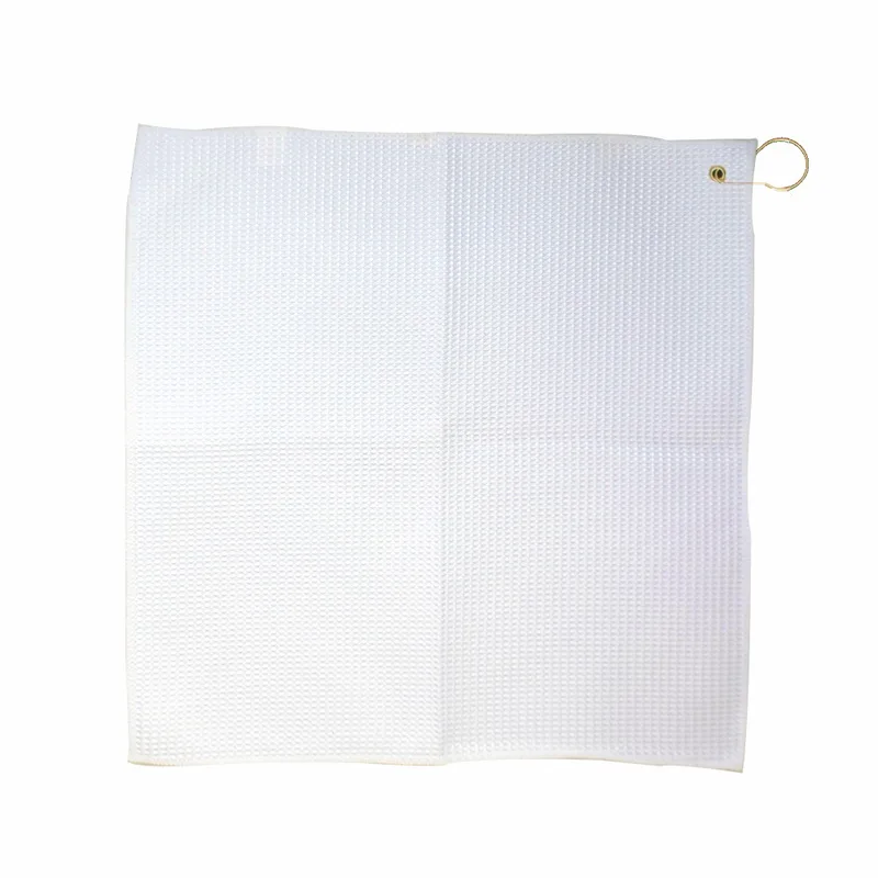 Microfiber Full Bleed Waffle Golf Towel (16" x 16") view 2