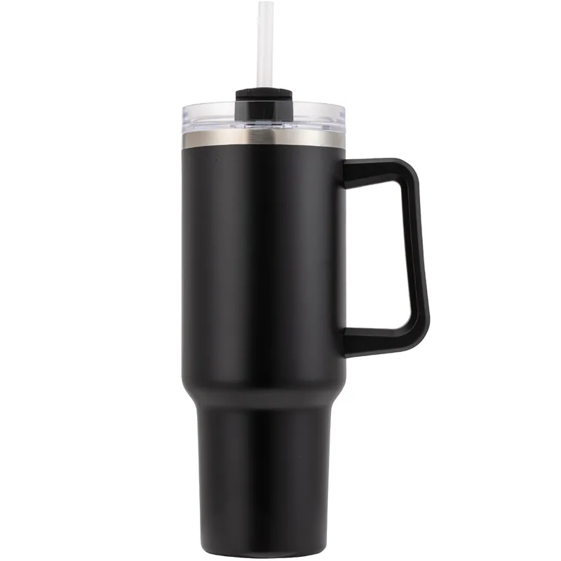 40 Oz. Casa Blanca Handle Tumbler Mug view 3