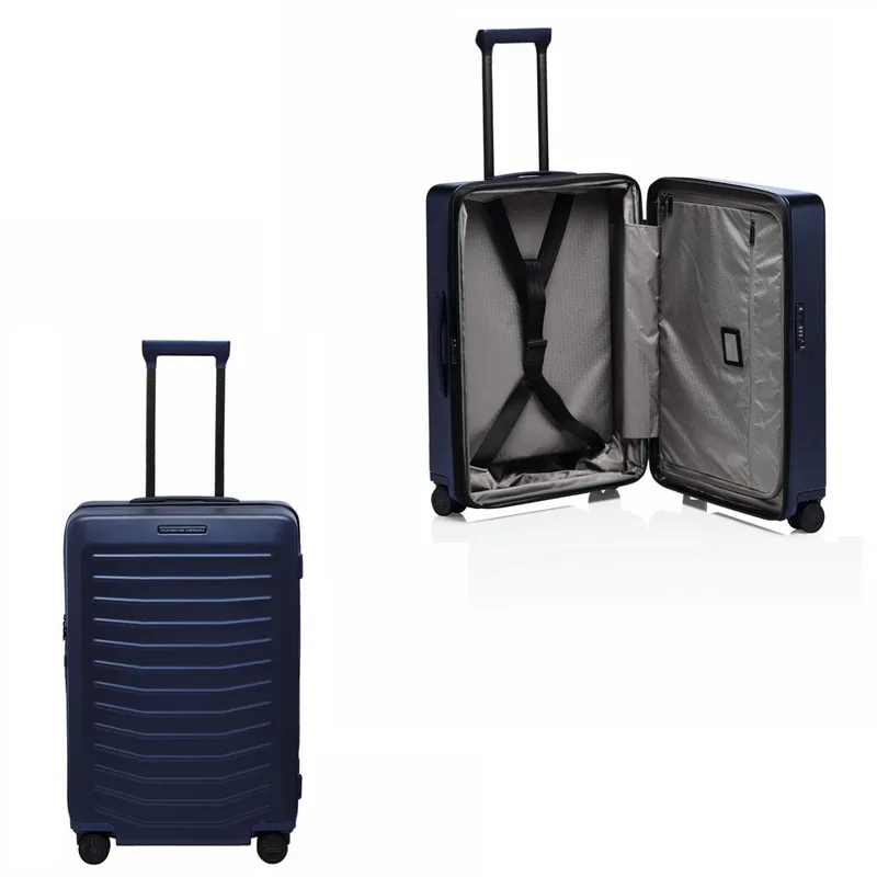 Bric's Porsche Roadster By Bric's 27" Expandable Spinner Luggage - Blue Matte