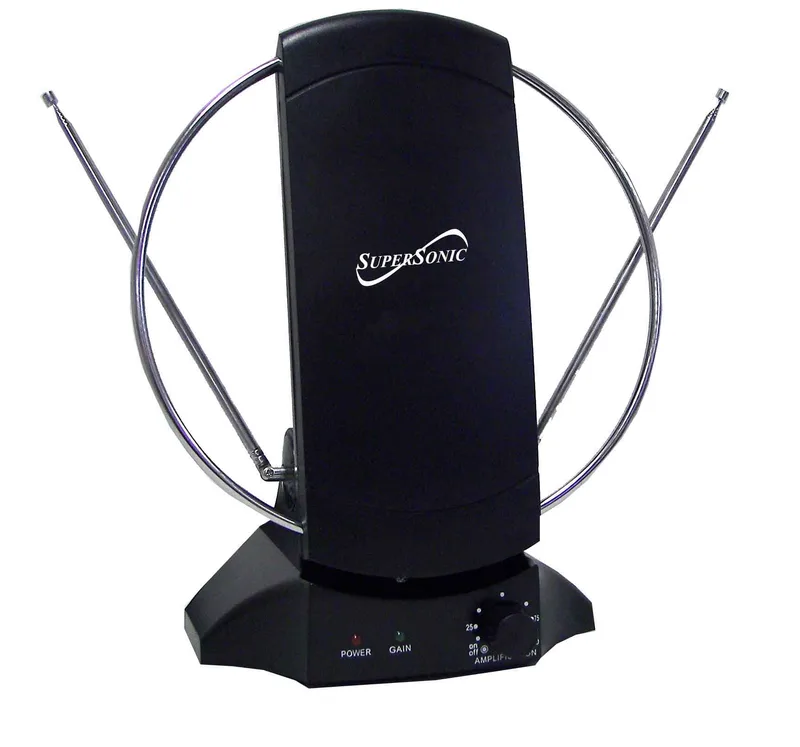 Supersonic® HDTV Digital Amplified Indoor Antenna